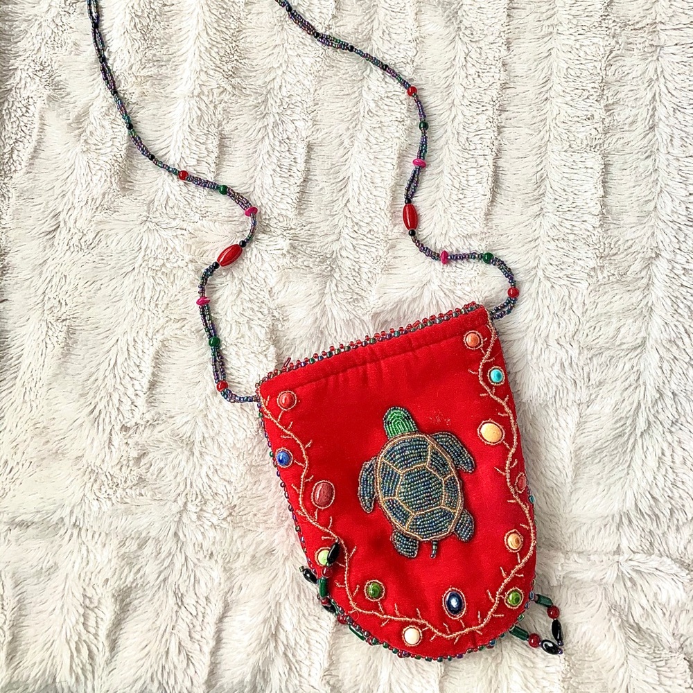 vintage beaded purse